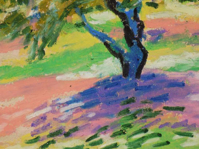 Original Impressionism Landscape Drawing by Maja Grecic