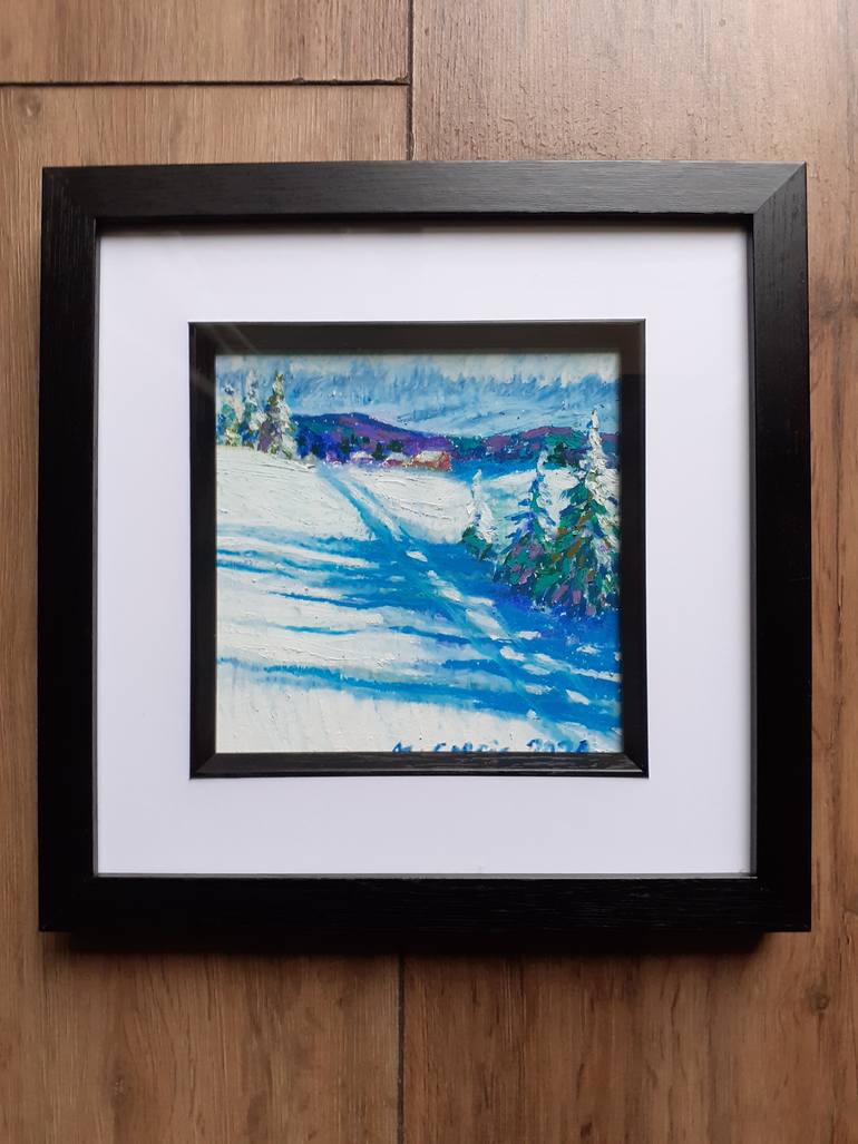 Original Impressionism Landscape Drawing by Maja Grecic