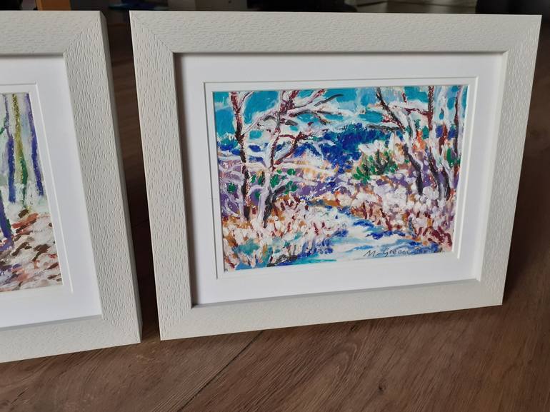 Original Impressionism Landscape Drawing by Maja Grecic