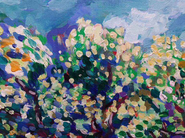 Original Impressionism Landscape Painting by Maja Grecic