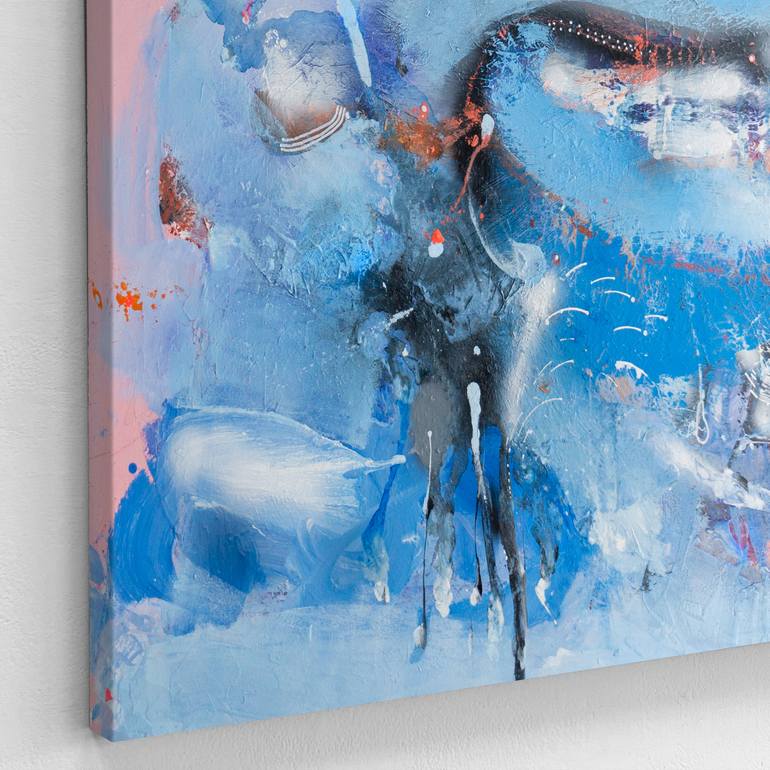 Original Abstract Expressionism Abstract Painting by Adriano Ribeiro