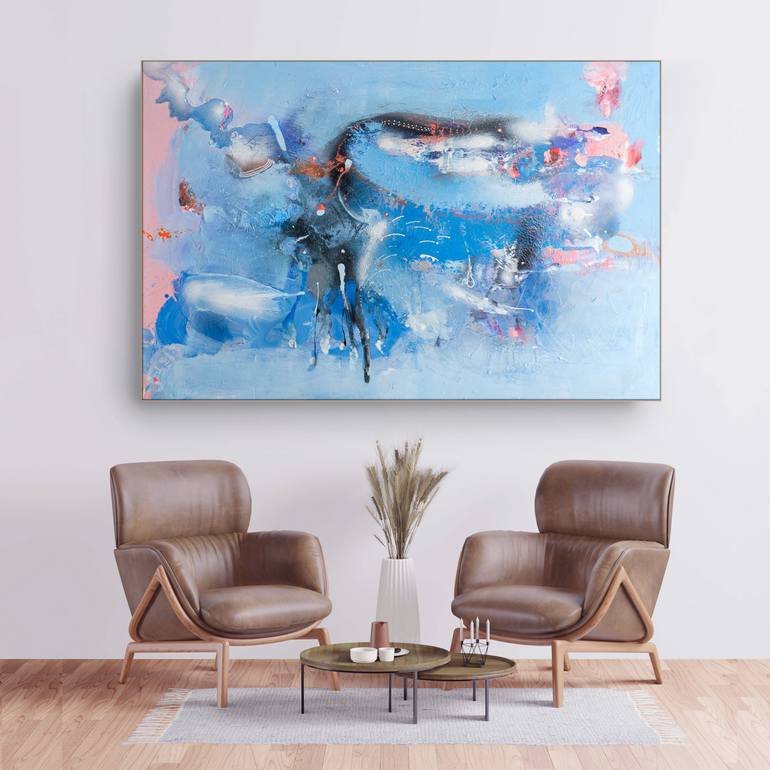 Original Abstract Expressionism Abstract Painting by Adriano Ribeiro