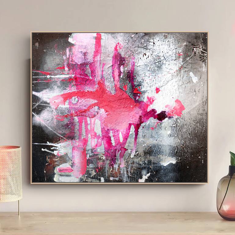 Original Abstract Expressionism Abstract Painting by Adriano Ribeiro