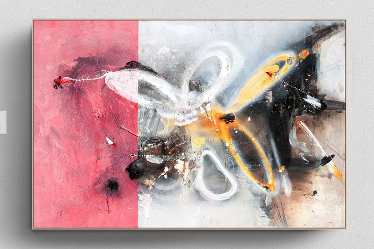 Original Abstract Expressionism Abstract Painting by Adriano Ribeiro