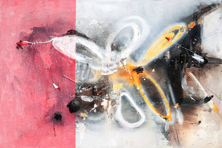 Original Abstract Expressionism Abstract Painting by Adriano Ribeiro