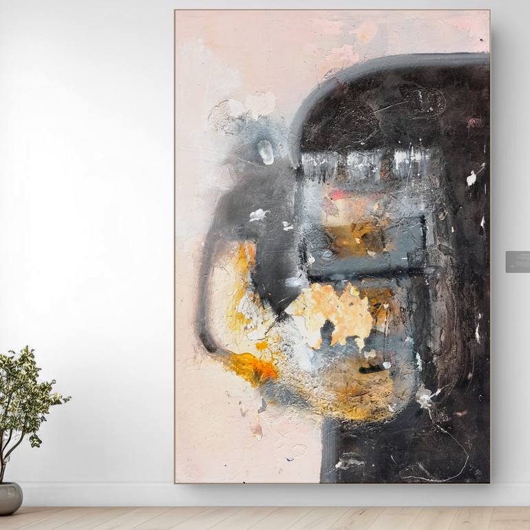 Original Abstract Expressionism Abstract Painting by Adriano Ribeiro