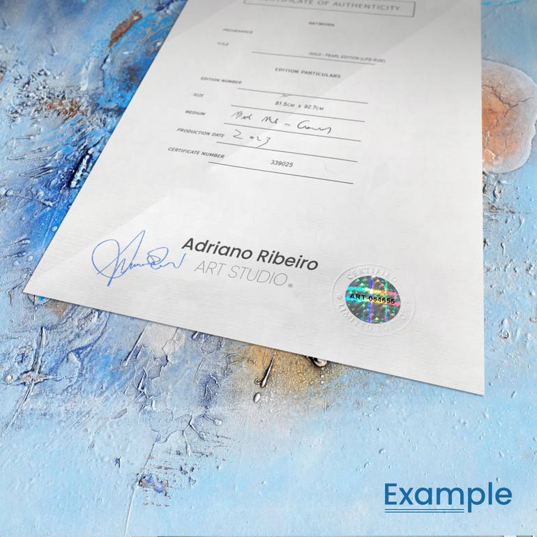 Original Abstract Expressionism Abstract Painting by Adriano Ribeiro