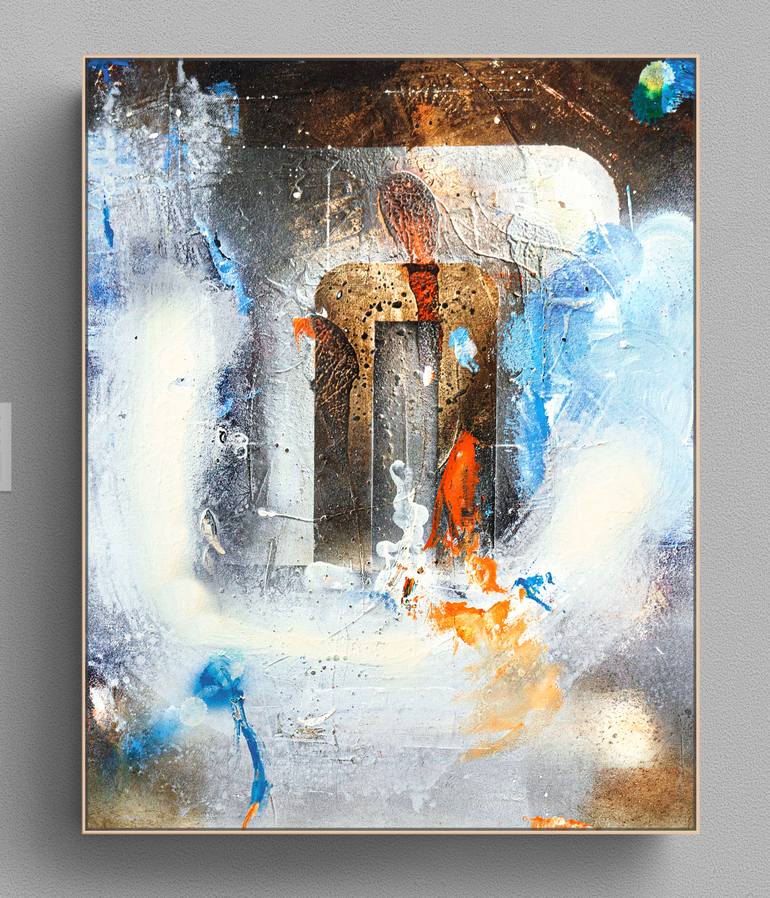 Original Abstract Expressionism Abstract Painting by Adriano Ribeiro