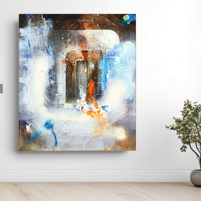 Original Abstract Expressionism Abstract Painting by Adriano Ribeiro