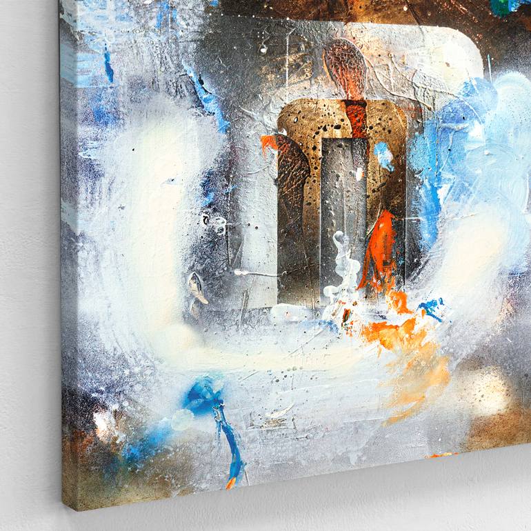 Original Abstract Expressionism Abstract Painting by Adriano Ribeiro