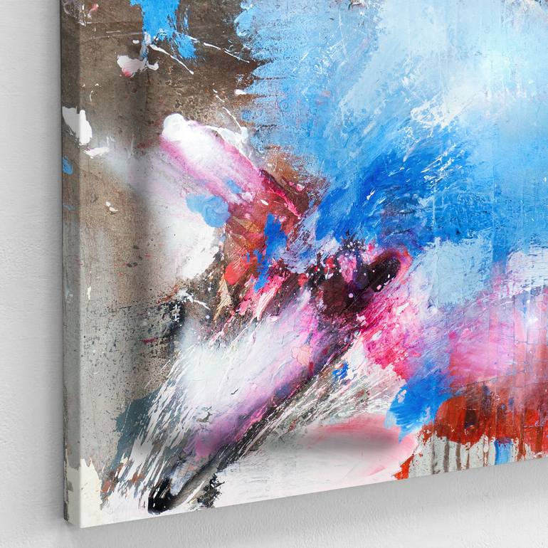 Original Abstract Expressionism Abstract Painting by Adriano Ribeiro