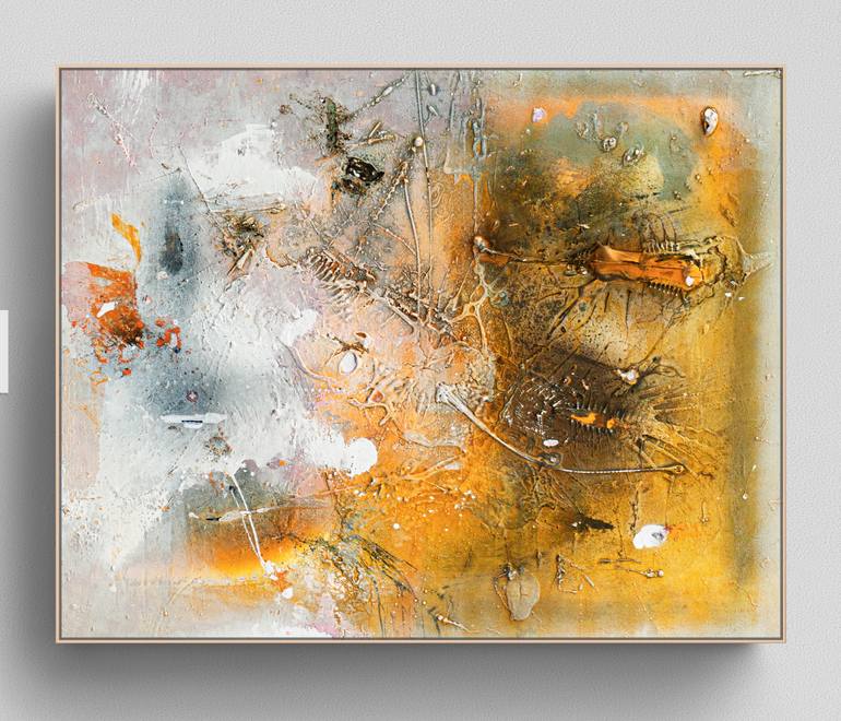 Original Abstract Expressionism Abstract Painting by Adriano Ribeiro