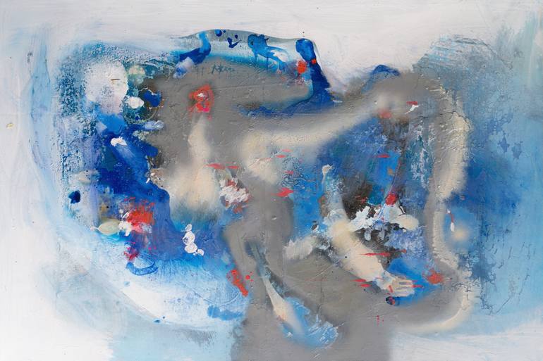 Original Abstract Landscape Painting by Adriano Ribeiro