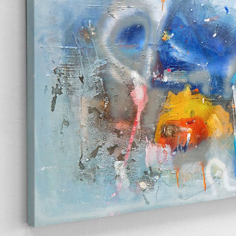 Original Abstract Landscape Painting by Adriano Ribeiro