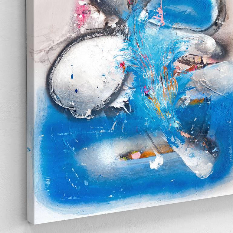 Original Abstract Landscape Painting by Adriano Ribeiro