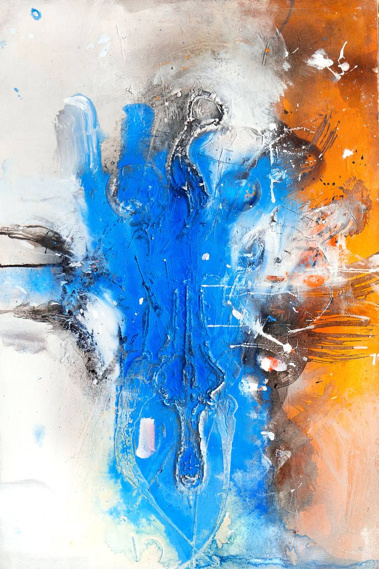 Original Abstract Landscape Painting by Adriano Ribeiro
