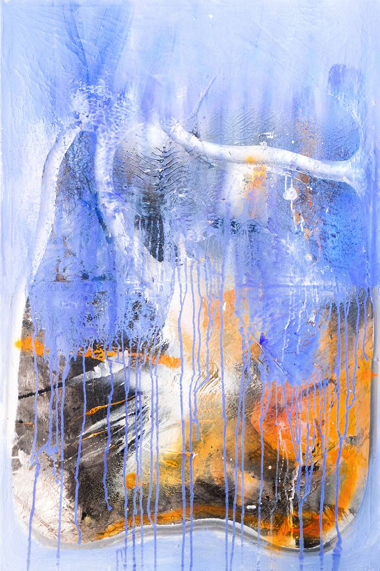 Original Abstract Landscape Painting by Adriano Ribeiro