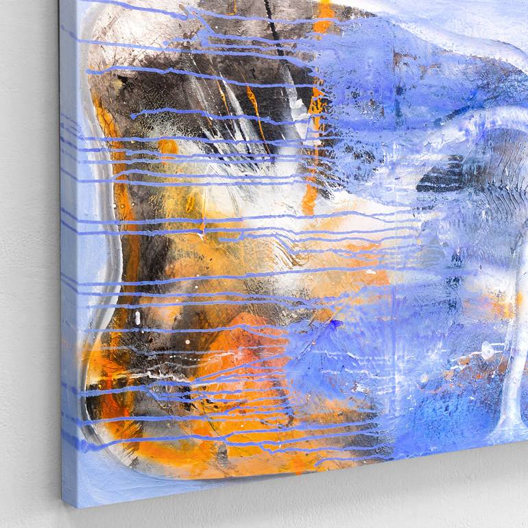 Original Abstract Landscape Painting by Adriano Ribeiro