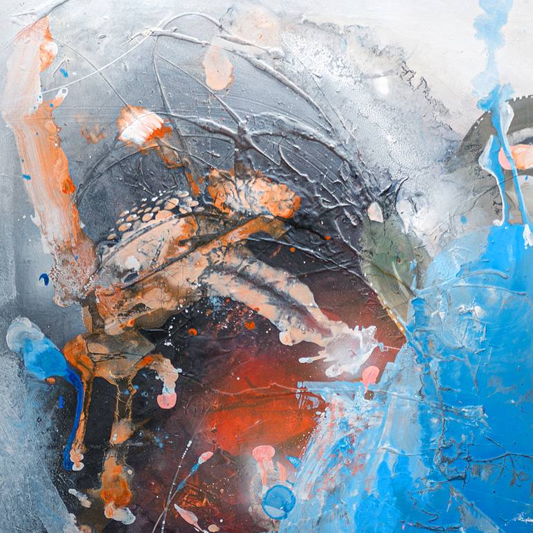 Original Abstract Landscape Painting by Adriano Ribeiro