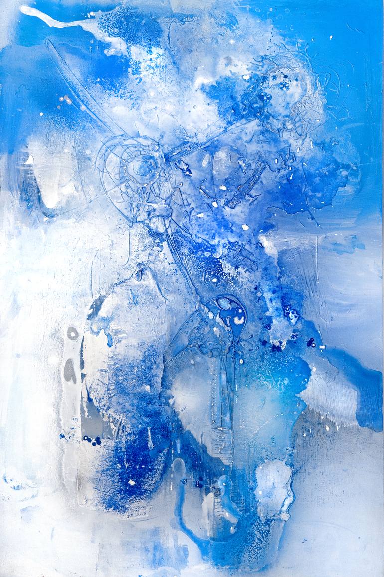 Original Abstract Landscape Painting by Adriano Ribeiro