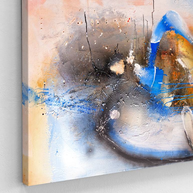 Original Abstract Landscape Painting by Adriano Ribeiro