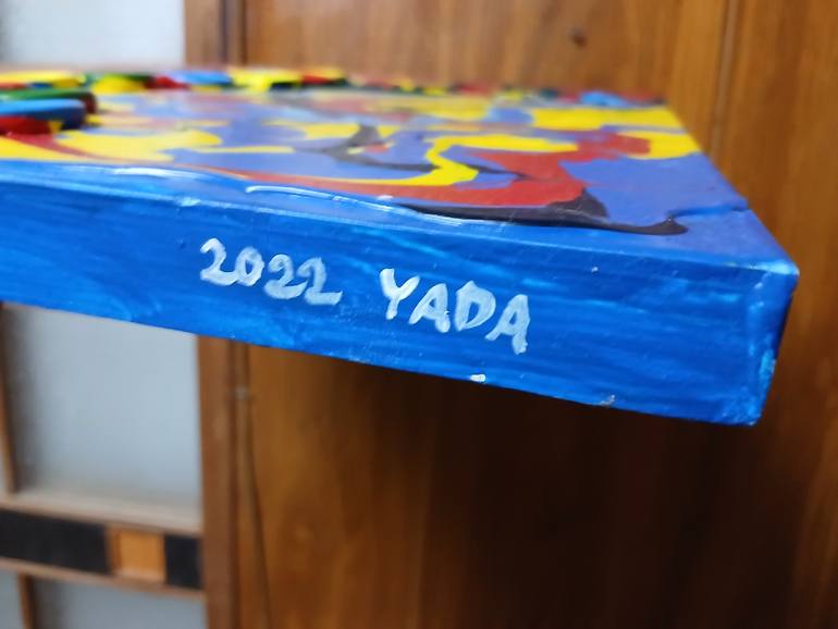 Original Abstract Mixed Media by Akiko Yada