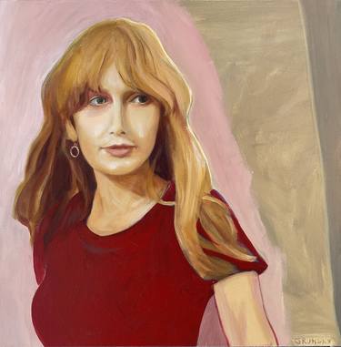 Original Figurative Portrait Paintings by Jack Grunsky