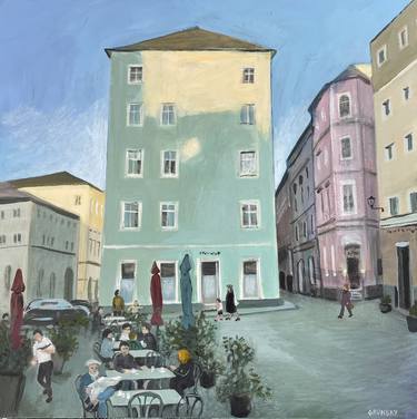 Print of Realism Architecture Paintings by Jack Grunsky