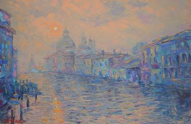 Cold Morning in Venice (SOLD) image