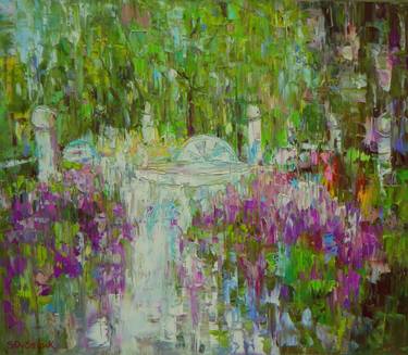 Print of Impressionism Garden Paintings by Serge Ovcharuk