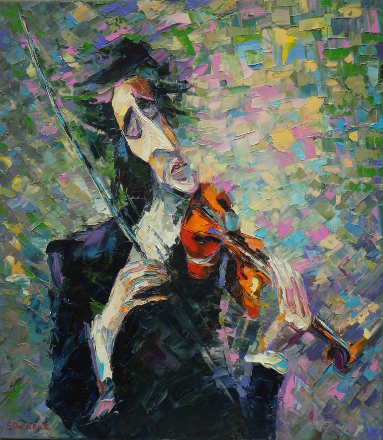 Original Music Painting by Serge Ovcharuk