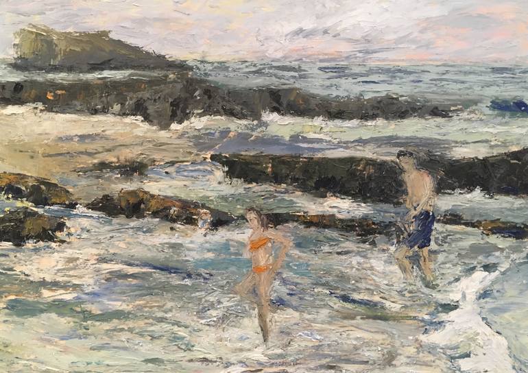 The Chase Painting by Renee Ortiz | Saatchi Art