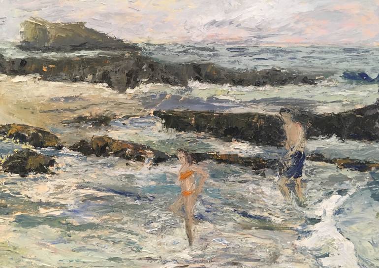 The Chase Painting by Renee Ortiz | Saatchi Art
