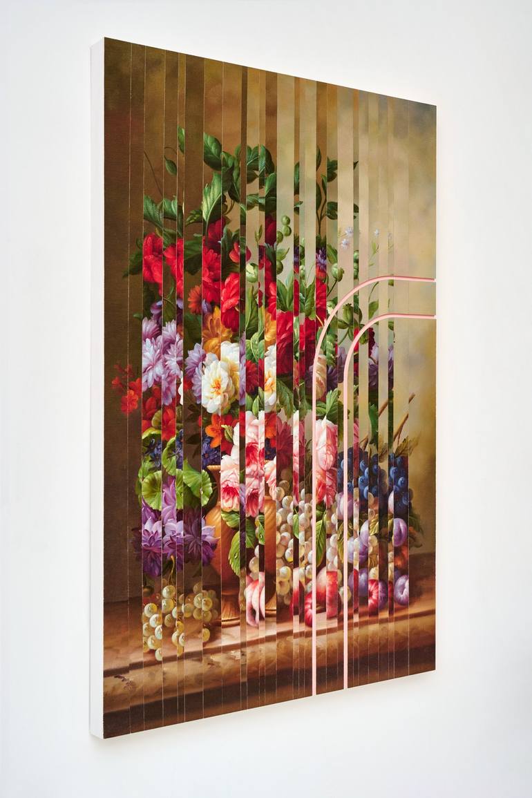 Original Contemporary Floral Painting by Baldvin Ringsted