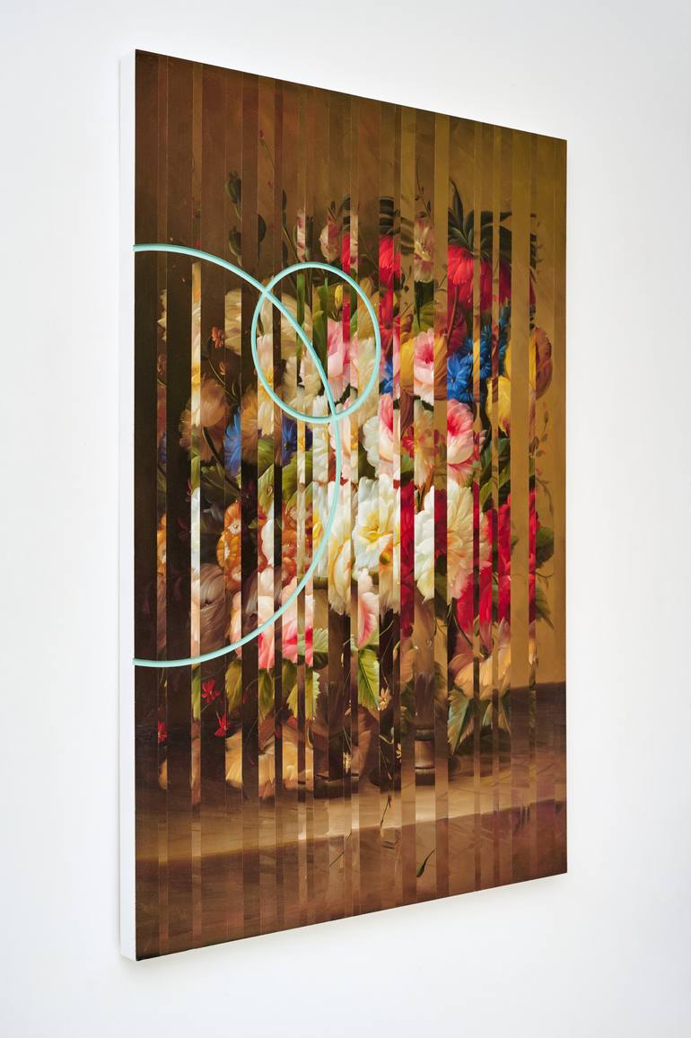 Original Contemporary Geometric Painting by Baldvin Ringsted