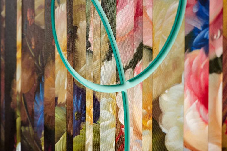 Original Contemporary Geometric Painting by Baldvin Ringsted