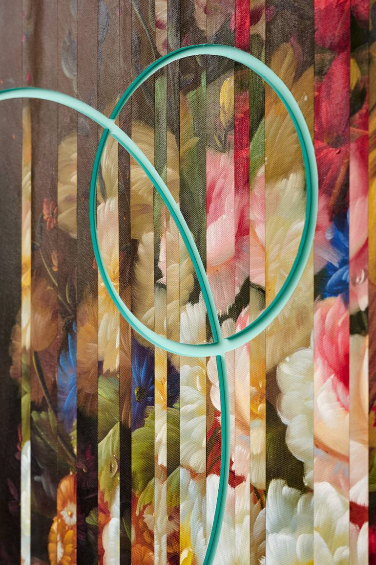 Original Contemporary Geometric Painting by Baldvin Ringsted