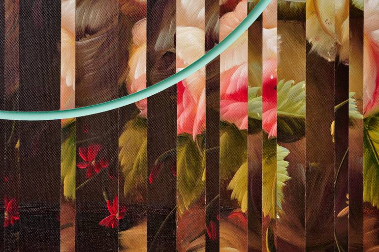 Original Contemporary Geometric Painting by Baldvin Ringsted