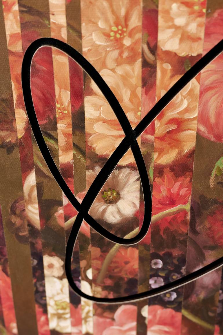 Original Contemporary Floral Painting by Baldvin Ringsted