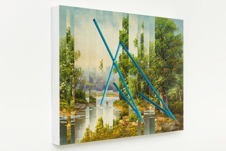 Original Conceptual Landscape Painting by Baldvin Ringsted