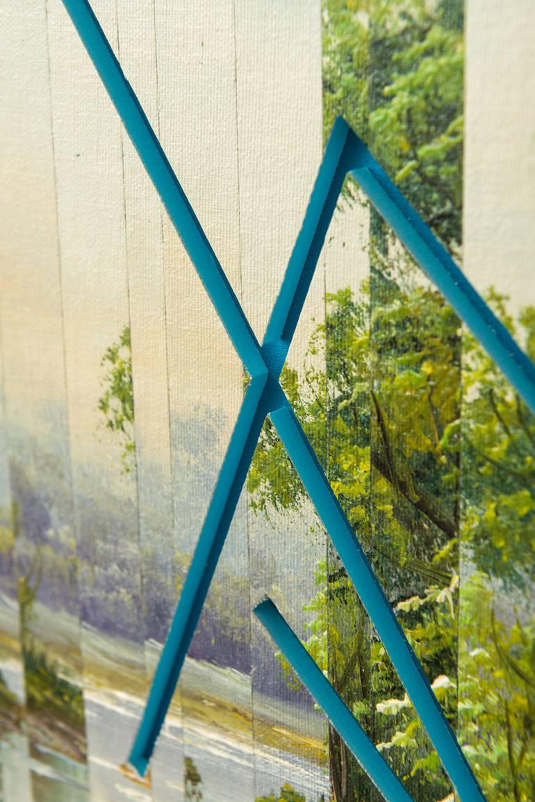 Original Conceptual Landscape Painting by Baldvin Ringsted
