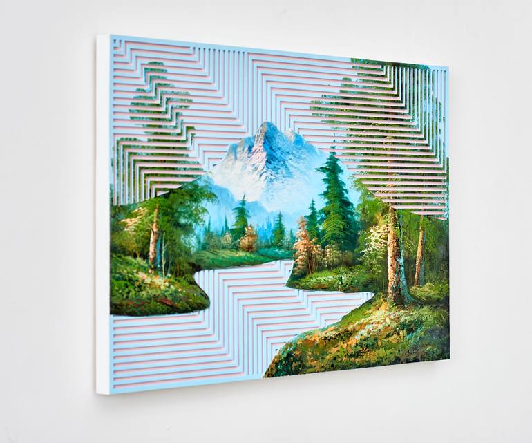 Original Conceptual Landscape Painting by Baldvin Ringsted