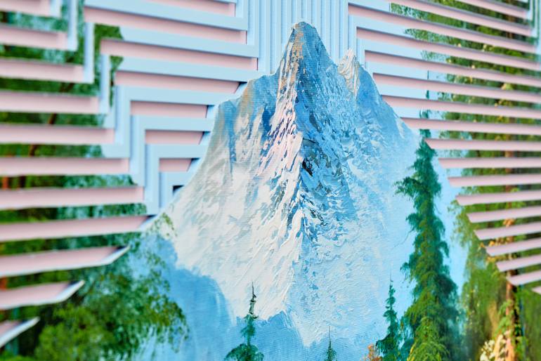 Original Conceptual Landscape Painting by Baldvin Ringsted