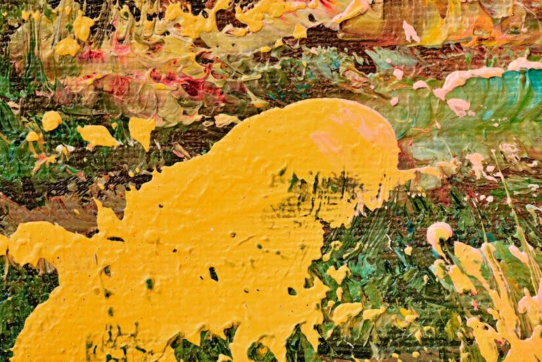Original Abstract Landscape Painting by Baldvin Ringsted