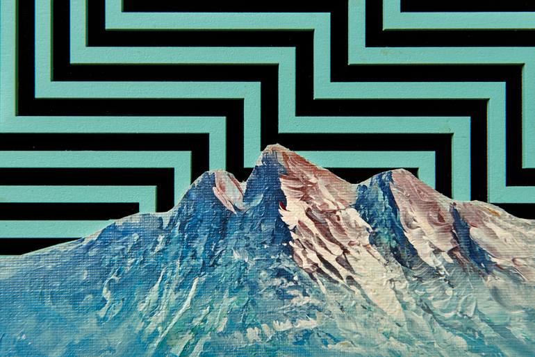 Original Conceptual Landscape Painting by Baldvin Ringsted