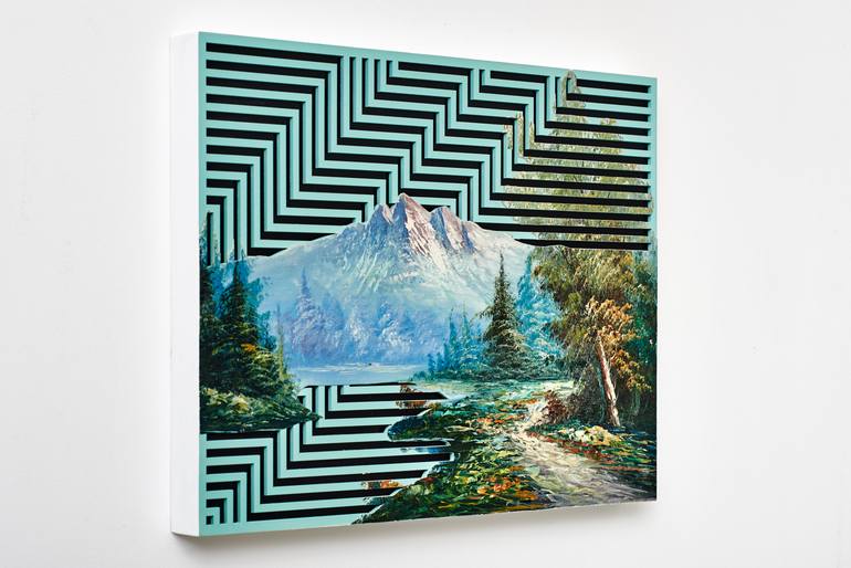 Original Conceptual Landscape Painting by Baldvin Ringsted