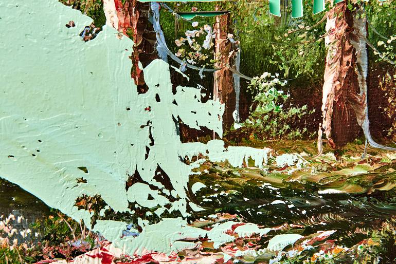 Original Conceptual Abstract Painting by Baldvin Ringsted