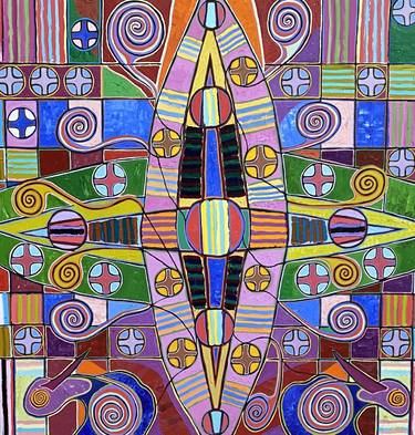 Original Abstract Painting by Garry Sly