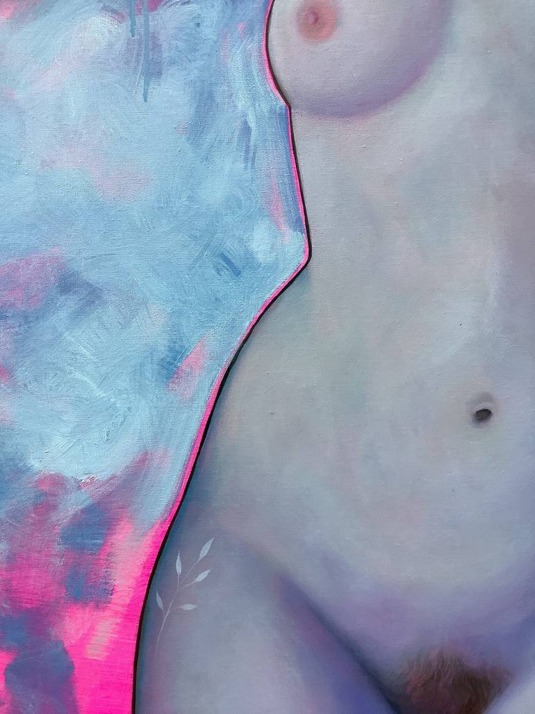 Original Nude Painting by Irene Raspollini