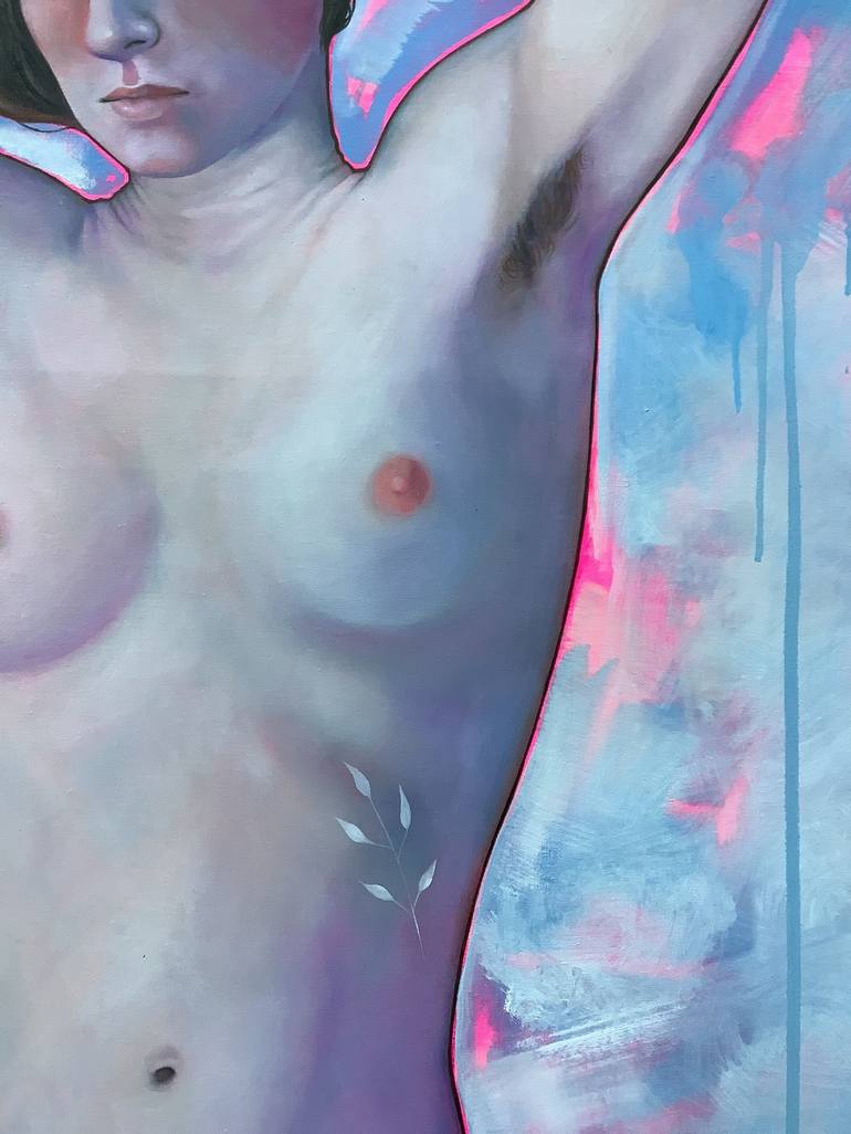 Original Nude Painting by Irene Raspollini